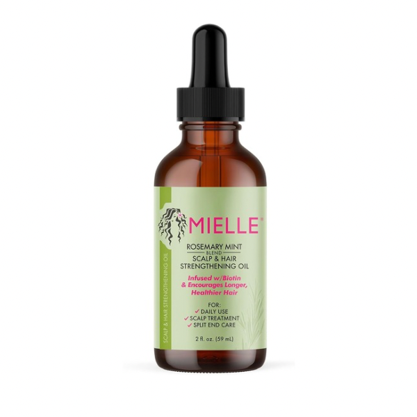 MIELLE OIL HAIR - Huile fortifiante pour le cuir chevelu et les cheveux au romarin et à la menthe