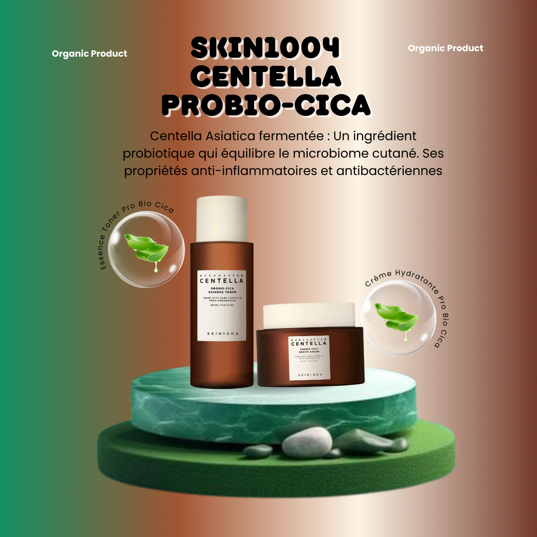 Meilleur Duo Réparateur & Hydratation Intense Skin1004 Probio Cica