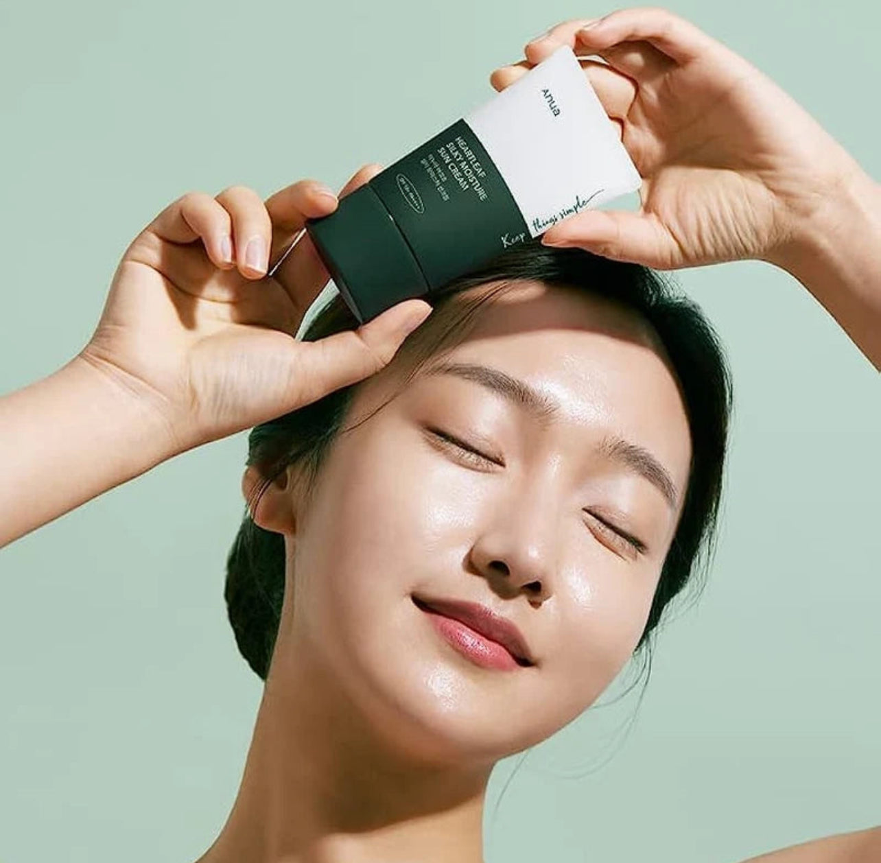 Anua - Crème solaire hydratante et soyeuse Heartleaf
