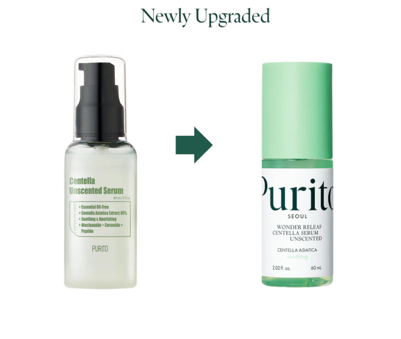Sérum non parfumé PURITO Wonder Releaf Centella