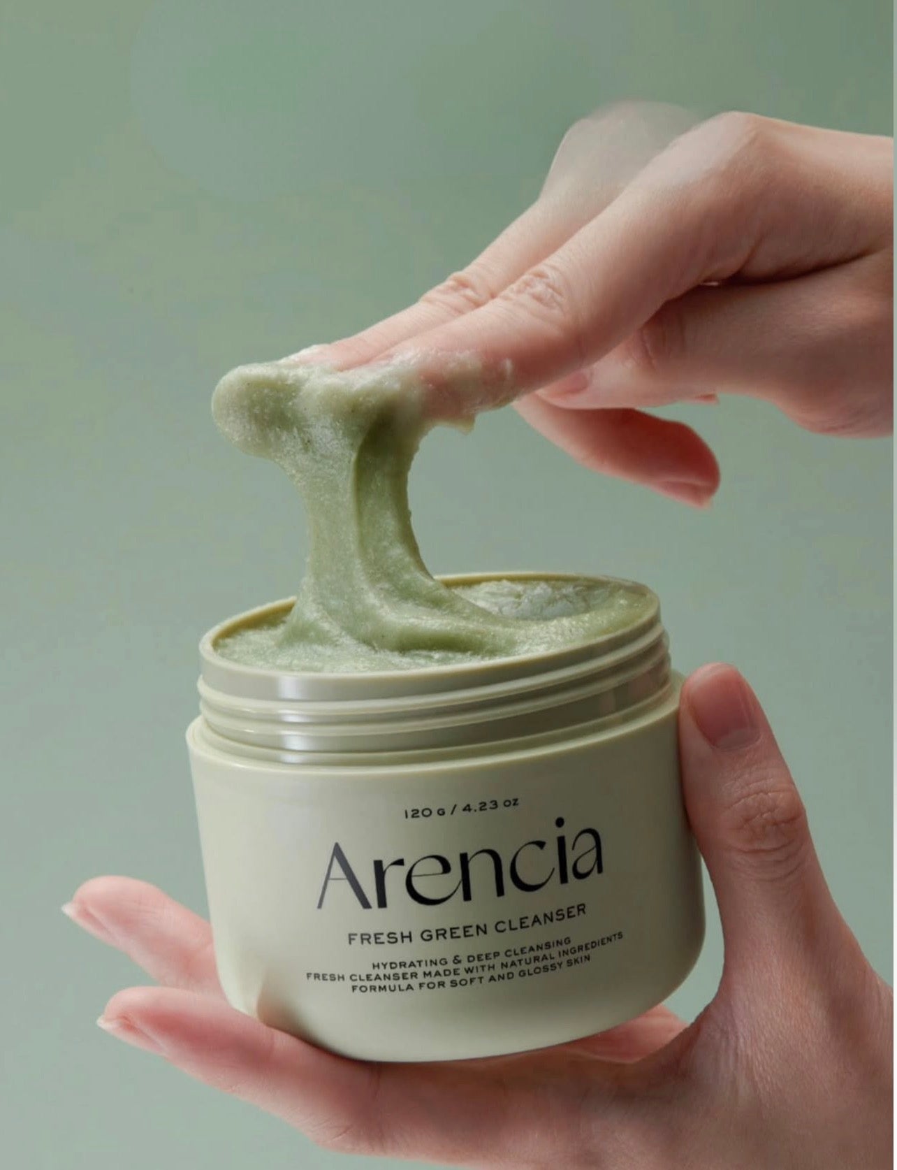 Arencia - Nettoyant mochi au riz vert frais