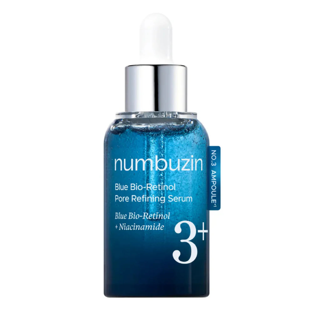 Numbuzin - Sérum affinant les pores et rides au bio-rétinol bleu n°3