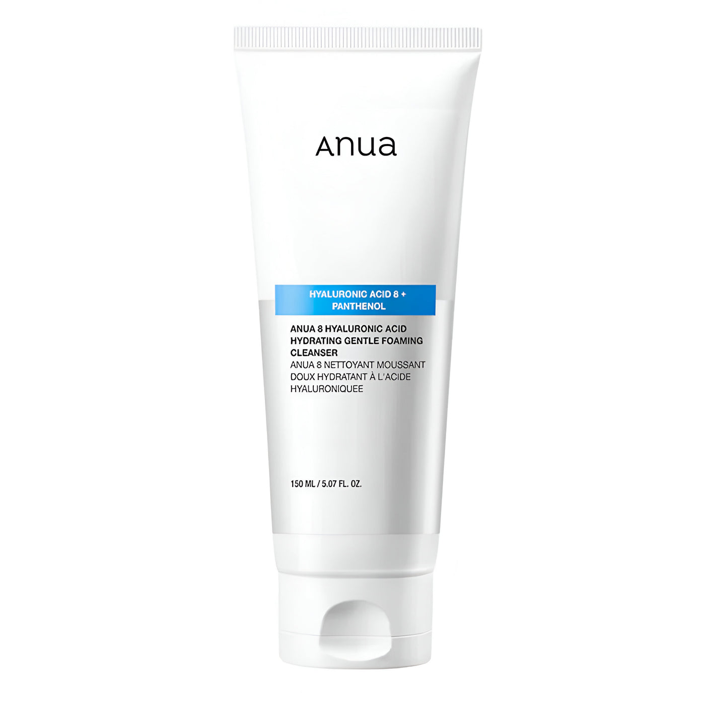 ANUA 8 Nettoyant moussant doux hydratant à l'acide hyaluronique
